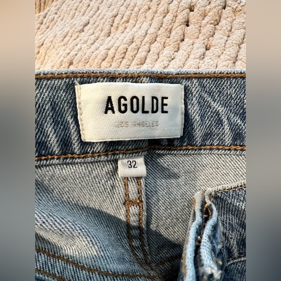 AGOLDE RILEY HIGH RISE STRAIGHT CROP JEANS size 32 NWT - Picture 6 of 7